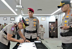 Ini Pesan Kapolrestabes Palembang kepada Kasat Lantas Polrestabes Palembang yang Baru