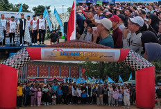 Lautan Manusia Padati JSC! Ramaikan Jalan Sehat HUT Sumeks dan Kota Palembang Berhadiah Mobil dan Umrah