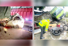 Tragis, Terjepit Usai Tabrak Fuso Dua Penumpang Avanza Meregang Nyawa 