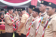 Pupuk Jiwa  Patriotik-Kepemimpinan, Kwarcab Palembang Gelar Apel HUT ke-64 Gerakan Pramuka
