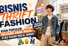 Bisnis Thrift Fashion 2026 Makin Diminati, Peluang Anak Muda Masih Terbuka atau Pasar Mulai Padat?