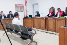 Mantan Plt Kadis PMD Sumsel Wilson Jalani Sidang Perdana Kasus Korupsi Batik Perangkat Desa