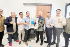 Bersinergi Dorong Kemajuan UMKM, Dirut Bank Sumsel Babel-GM Sumatera Ekspres Pererat Silaturahmi