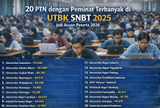 20 PTN dengan Peminat Terbanyak di UTBK SNBT 2025, Peserta 2026 Wajib Tahu