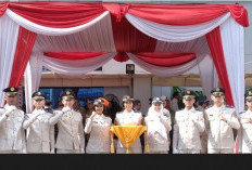 Upacara HANTARU 2025, Taruna STPN Bangga Jadi Petugas Bendera