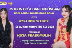 Gesya Indri Saputri Harumkan Nama Prabumulih di Panggung KDI 2025