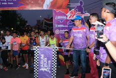 Ribuan Peserta Padati Bhayangkara Muba Run 2025, Bupati H M Toha Resmi Melepas Start