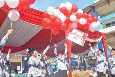 YPLP PGRI Kota Palembang Gelar Upacara HUT RI ke-80