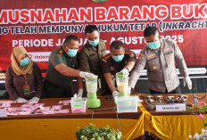 Ratusan Gram Narkotika Dimusnahkan, Pemkab OKI Fokuskan Edukasi ke Sekolah