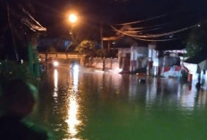 Banjir Melanda Beberapa Titik di Baturaja Setelah Hujan Deras Tiga Jam