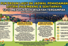 PLN Padam Lagi? Ini Jadwal Pemadaman Listrik Palembang dan Sekitarnya 12-13 Mei 2026, Cek Wilayah Terdampak