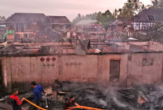 Semalam, Dua Kejadian Kebakaran Landa Pemukiman di Sumatera Selatan, 10 Rumah Hangus