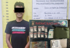 Pengedar Sabu di Kertapati Gagal Hilangkan Barang Bukti, Polisi Temukan 10 Paket Narkotika