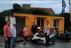 Polisi Pasang Pospam Kontainer di Jembatan Musi VI untuk Cegah Tawuran Jelang Ramadhan