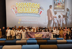 Rayakan Milad ke-3, BSI Maslahat Palembang Tebar Kebaikan Lewat Nobar Film Panggil Aku Ayah Bersama Anak Yatim