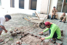 GOR Biduk Kajang Kayuagung Dibiarkan Rusak, Anggaran Perbaikan Menunggu Tahun Depan