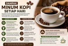 Rutin Minum Kopi? Simak Efek Positif dan Negatifnya