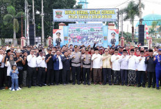 Kunker ke Musi Rawas, Kapolda Pimpin Apel Besar Sabuk Kamtibmas