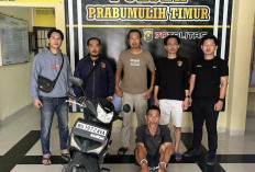 Warga Lengkiti Curi Motor Pensiunan di Prabumulih