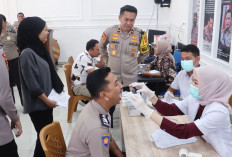 Cek Jantung hingga Rontgen, Polres Lahat Gelar Rikkes Berkala Pastikan Personel Tetap Prima