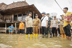 Banjir Tahunan Mulai Landa 3 Kabupaten, Pj Bupati Muba Langsung Cek Warga, Berikan Bantuan