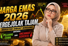 Harga Emas 2026 Menggila! Investor Panik Usai Market Naik Turun Tak Terkendali