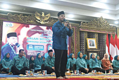 Ustaz Aa’ Hilman Ajak Ibu-Ibu TP PKK Sumsel untuk Mencari Tenang Bukan Cari Senang, Ini Pesannya
