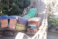 Gila-gilaan Angkutan Batu Bara ODOL Bikin Ambruk Jembatan Muara Lawai B Lahat, Gubernur: Suruh Bangun Kembali