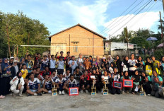 PT Tanjungenim Lestari Pulp and Paper Dukung Suksesnya Turnamen Voli “Kades Cup” Desa Siku