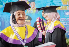 Wisuda Sekolah Lansia di Babat Supat, Hj Patimah Toha: Lansia Aset Berharga