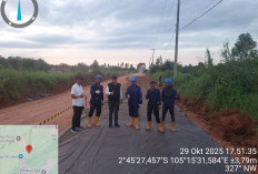 PT OKI Pulp & Paper Mills Gelontorkan Rp4,3 Miliar untuk Perbaikan Jalan Pasar Jetty Baung