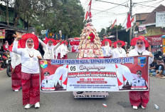 Pawai Pembangunan Meriahkan HUT RI ke-80 di Lahat