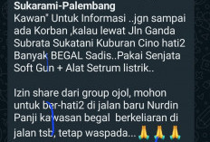 VIRAL! Begal di Palembang Pakai Alat Setrum dan Soft Gun, Warga Diminta Waspada