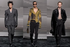 Versace Tampilkan Sis Rebel di Milan Fashion Week 2024