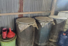 Gudang BBM Ilegal di Empat Lawang Digerebek, Ribuan Liter Solar Disita