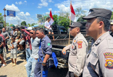 Polres Lahat Kawal Ketat Aksi Warga Tanjung Aur Menuju PT. SMS, Konflik Agraria Jadi Sorotan