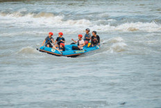 Warga Lahat Nikmati Sensasi Rafting di Sungai Lematang Setiap Akhir Pekan