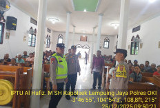 14 Personil Polsek Lempuing Jaya Lakukan Pengamanan 
