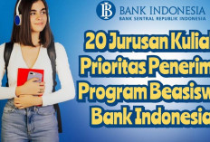 Bank Indonesia Bakal Beri Beasiswa, Ini 20 Jurusan Kuliah yang Jadi Prioritas Bank Sentral Tersebut