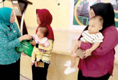 Ratusan Anak Ikut Screening Kesehatan untuk Antisipasi Kasus Stunting, Ini Pesan Ketua TP PKK Kota Palembang