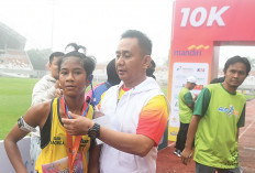 Meyda Angela, Atlet Renang 12 Tahun Juara 10K Sumeks Musi Run