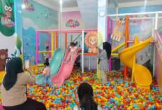 Hanya Rp25 Ribu Anak Bisa Main Sepuasnya di Nana Playground Kayuagung, OKI 