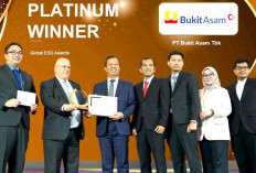 PTBA Borong Empat Penghargaan dari Global ESG Awards