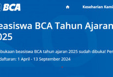 Mau Kuliah? Bank BCA Buka Pendaftaran Beasiswa Calon Mahasiswa Baru, Pendidikan Gratis dan Dapat Peluang Kerja