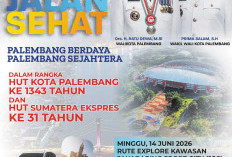 Hanya Rp25 Ribu Bisa Dapat Mobil atau Umrah, Segera Booking Tiket Jalan Sehat HUT Palembang-Sumatera Ekspres