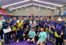 Antusias Herman Deru Buka HDCU Open 2025, 320 Atlet Tenis Meja Nasional Padati Pitstop Xiom Table Tennis Cente