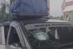 Waduh! Teror Pelemparan Kaca Mobil Resahkan Pemudik di Ruas Tol Bayung Lencir - Tempino