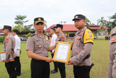 Polsek Muara Kelingi Berprestasi: Delapan Personel Raih Penghargaan Ungkap Curanmor
