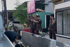 Kejari OKI Eksekusi dan Pasang Plang Sita pada Aset Terpidana Korupsi di Jakabaring