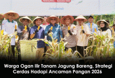Heboh! Warga Ogan Ilir Tanam Jagung Bareng, Strategi Cerdas Hadapi Ancaman Pangan 2026